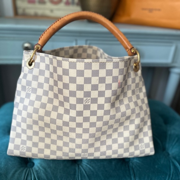 Authentic Louis Vuitton Damier Artsy Azur MM - Picture 5 of 12
